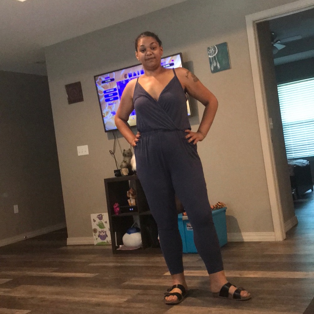 Blue romper
